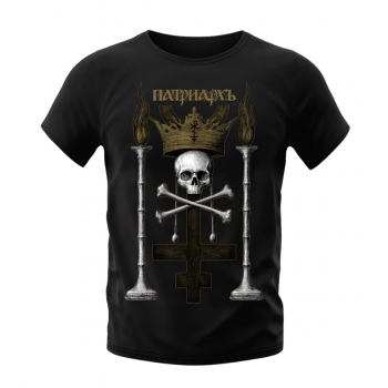 PATRIARKH - "Skull & Bones" BLACK T-SHIRT